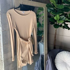 superdown dana wrap mini dress